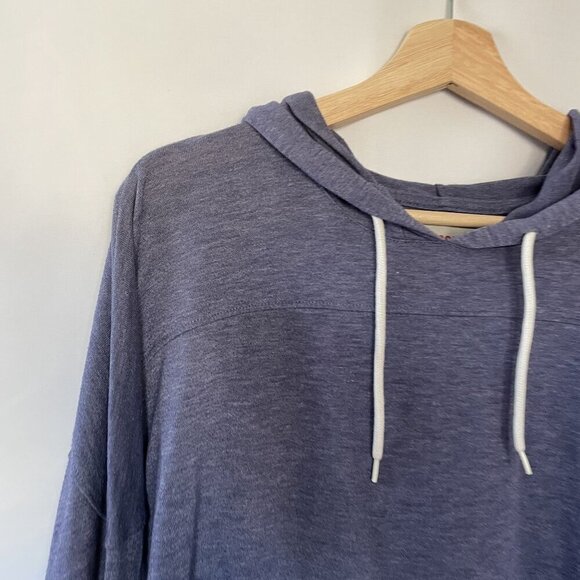 Mossimo Supply Co. indigo lightweight hooded sweater hoodie women's size M - Picture 2 of 8